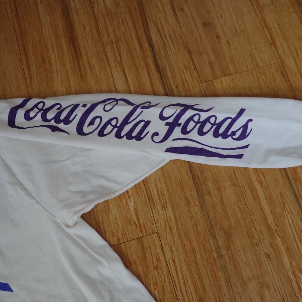 VTG Coca-Cola Foods 1990 Team Fitness Challenge Long Sleeve Tee Unisex - Picture 4 of 11